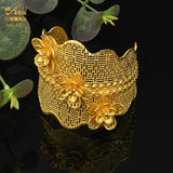 24K Dubai Flowers Bangle for Women