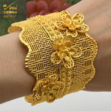 24K Dubai Flowers Bangle for Women