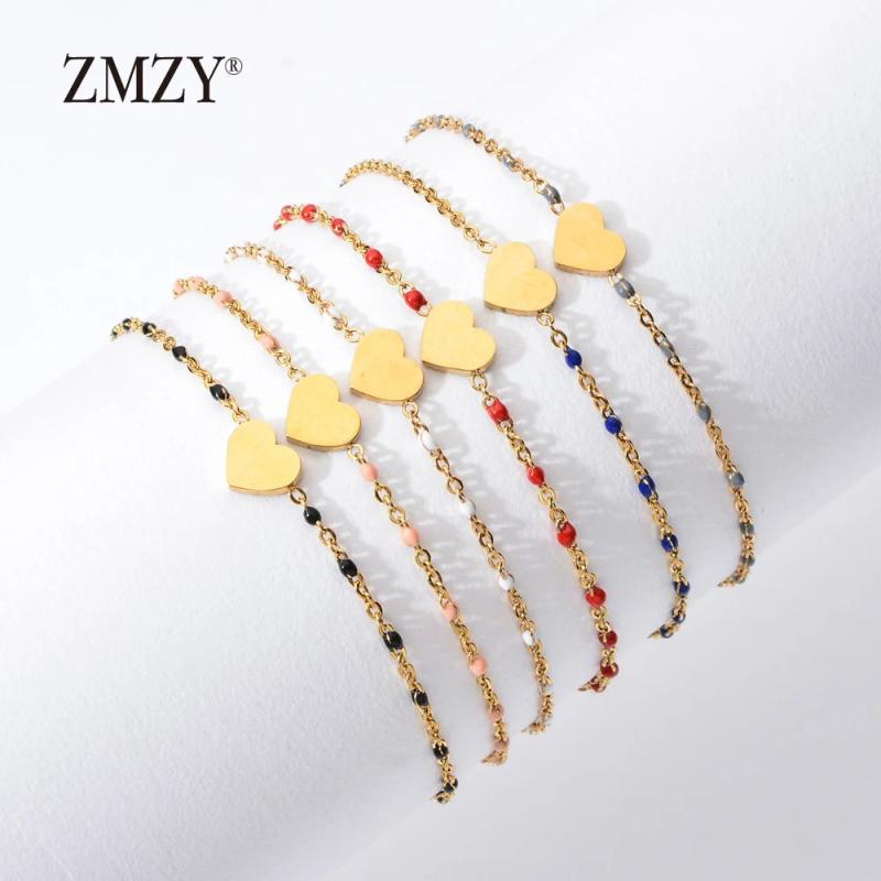 6PCS Heart Charming Bracelets & Bangles For Women