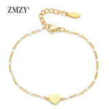6PCS Heart Charming Bracelets & Bangles For Women