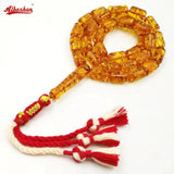 Islamic Prayer Beads Resin Misbaha Rosary with Tassel