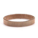 Colorful Stainless Steel Elastic Spring Wrist Band Mesh Bracelet