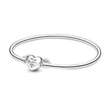 925 Silver Moments Bracelet Always By Your Side Heart Clasp