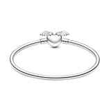 925 Silver Moments Bracelet Always By Your Side Heart Clasp