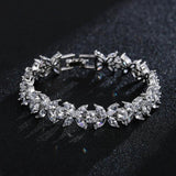 Noble Cubic Zircon Bracelet for Women, Fancy Gift