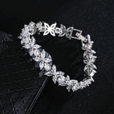 Noble Cubic Zircon Bracelet for Women, Fancy Gift