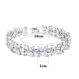 Noble Cubic Zircon Bracelet for Women, Fancy Gift