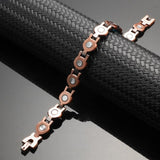 Natural Gem Stone Copper Magnetic Bangle Healing Bracelet