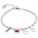 Yisheng Alloy Bead Bracelet with Silver Clasp