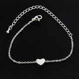 10pcs Stainless Steel Heart Bracelets for Women