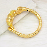 24k Plated African Charm Bracelet Dubai Accessoires