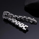 Vintage Dragon Stainless Steel Bracelet Punk Mens Bracelet