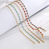5Pcs Adjustable Enamel Bracelet Jewelry Women Multicolor Coffee Beans