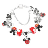 Starry Sky Charm Bracelet Sterling Silver Set