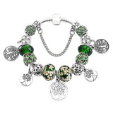 Starry Sky Charm Bracelet Sterling Silver Set
