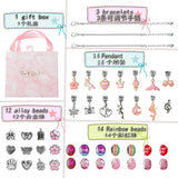 44 Pcs Cartoon Women Bracelet DIY Set Festive Birthday Gift