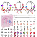 44 Pcs Cartoon Women Bracelet DIY Set Festive Birthday Gift