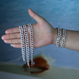 Cz Hip Hop Iced Out Bling Cuban Link Chain Bracelet For Women