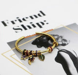Colorful Tropical Zircon Bracelet - Small Animals & Plants
