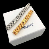 Hip Hop Punk Titanium Steel Bracelet Men Women Jewelry