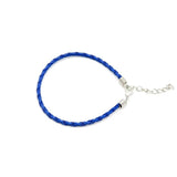 Braided Bracelet Leather Cord DIY Jewelry Charms
