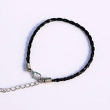Braided Bracelet Leather Cord DIY Jewelry Charms