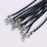Braided Bracelet Leather Cord DIY Jewelry Charms
