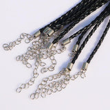 Braided Bracelet Leather Cord DIY Jewelry Charms