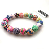 Bohemian Style Polymer Clay Bracelets Set