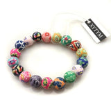 Bohemian Style Polymer Clay Bracelets Set
