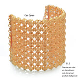 24k Dubai Bangles Bracelet For Women African Tassel Eritrea Wedding Bridal