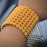 24k Dubai Bangles Bracelet For Women African Tassel Eritrea Wedding Bridal