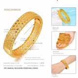 Wando 4pcs Women Bangle Bracelet Dubai Spain Bride Wedding Bracelet