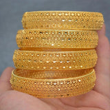 Wando 4pcs Women Bangle Bracelet Dubai Spain Bride Wedding Bracelet