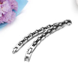 Pink Ceramic Bracelet Stainless Steel Bangle Classic Jewelry