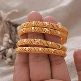Flower Small Child Bangles for Girls Kids Bracelet Baby Gift