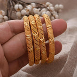 Flower Small Child Bangles for Girls Kids Bracelet Baby Gift