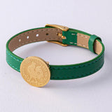 Colored Wrist Watch Coin Stainless Steel Bracelet
