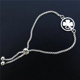 12 Pieces Stainless Steel 4 Leaves Lucky Clover Bracelet Mix Styles
