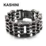 Men Bracelets Heavy Chain Biker Link Bracelets Stainless Steel Jewelry