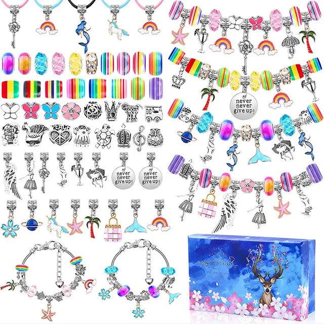 Crystal Children Bracelet DIY Jewelry Christmas Advent Calendar