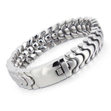 High Polished Gothic Bracelet Steel Snake Chain Punk Men Bangle