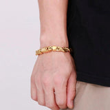 10mm Rope Chain Bracelet Men Stainless Steel Gift