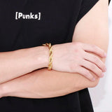 10mm Rope Chain Bracelet Men Stainless Steel Gift