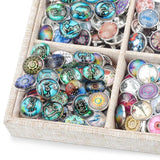 18mm Glass Crystal Snap Button Jewelry DIY Charm Bracelet Necklace Bulk