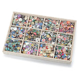 18mm Glass Crystal Snap Button Jewelry DIY Charm Bracelet Necklace Bulk