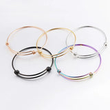Stainless Steel Adjustable Cuff Bangle 10pcs/lot