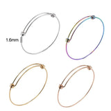 Stainless Steel Adjustable Cuff Bangle 10pcs/lot