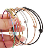 Stainless Steel Adjustable Cuff Bangle 10pcs/lot