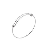 Stainless Steel Adjustable Cuff Bangle 10pcs/lot